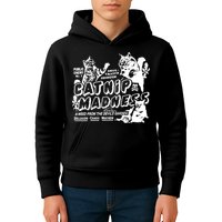 Funny Cat For Cat Mom Cat Dad Catnip Madness Cute Cat Kids Hoodie