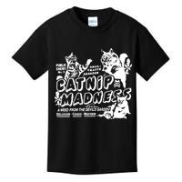 Funny Cat For Cat Mom Cat Dad Catnip Madness Cute Cat Kids T-Shirt