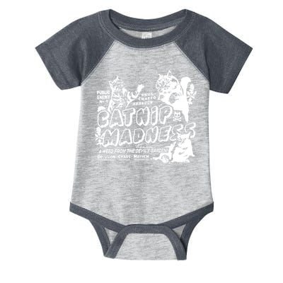 Funny Cat For Cat Mom Cat Dad Catnip Madness Cute Cat Infant Baby Jersey Bodysuit