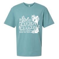 Funny Cat For Cat Mom Cat Dad Catnip Madness Cute Cat Sueded Cloud Jersey T-Shirt
