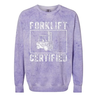 Forklift Certified Colorblast Crewneck Sweatshirt