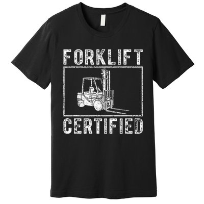 Forklift Certified Premium T-Shirt