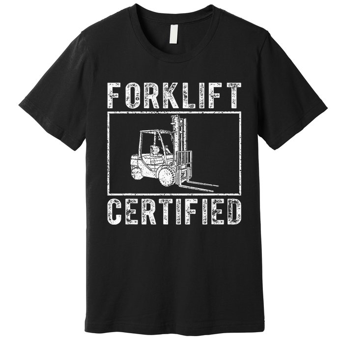 Forklift Certified Premium T-Shirt