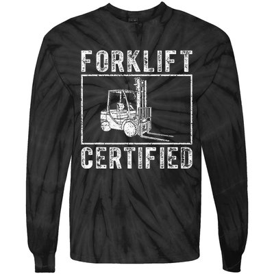 Forklift Certified Tie-Dye Long Sleeve Shirt