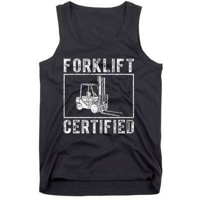 Forklift Certified Tank Top