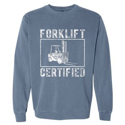 Forklift Certified Garment-Dyed Sweatshirt