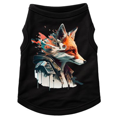 Fox Cunning Foxtail Fur funny animal lover Doggie Tank