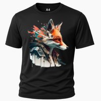 Fox Cunning Foxtail Fur funny animal lover Cooling Performance Crew T-Shirt