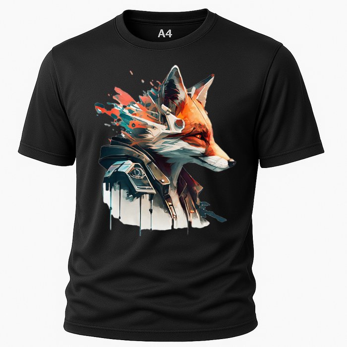 Fox Cunning Foxtail Fur funny animal lover Cooling Performance Crew T-Shirt