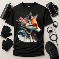 Fox Cunning Foxtail Fur funny animal lover Cooling Performance Crew T-Shirt