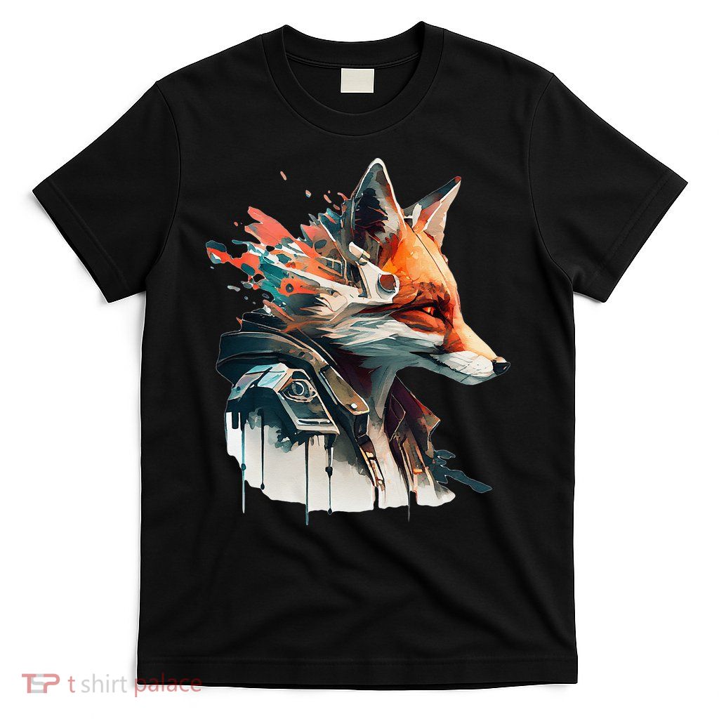 Fox Cunning Foxtail Fur funny animal lover T-Shirt
