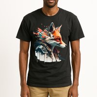 Fox Cunning Foxtail Fur funny animal lover Tall T-Shirt