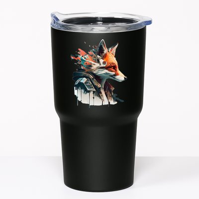 Fox Cunning Foxtail Fur funny animal lover Tumbler
