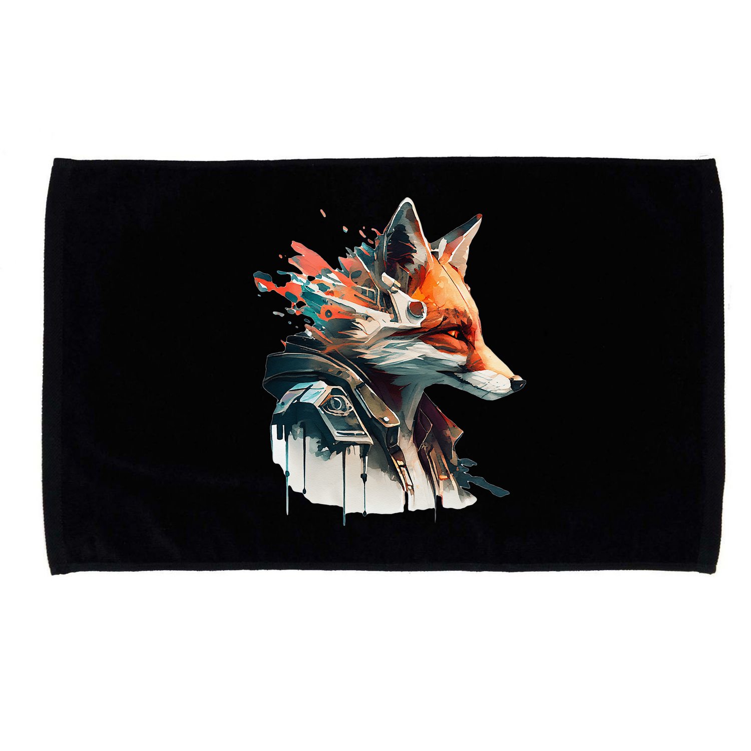 Fox Cunning Foxtail Fur funny animal lover Microfiber Hand Towel