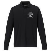 Funny Crochet Performance Long Sleeve Polo