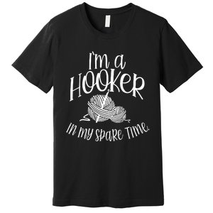 Funny Crochet Premium T-Shirt