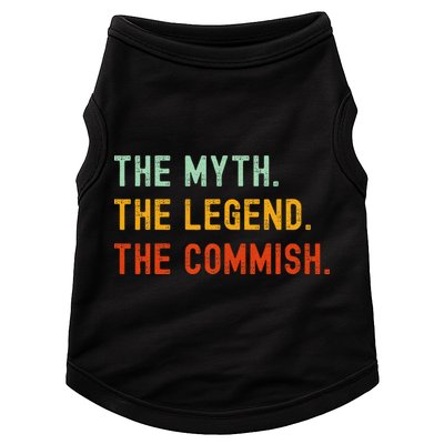 Funny Commish Fantasy Baseball Commissioner Sarcastic Doggie Tank