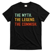 Funny Commish Fantasy Baseball Commissioner Sarcastic T-Shirt