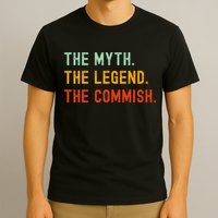 Funny Commish Fantasy Baseball Commissioner Sarcastic T-Shirt