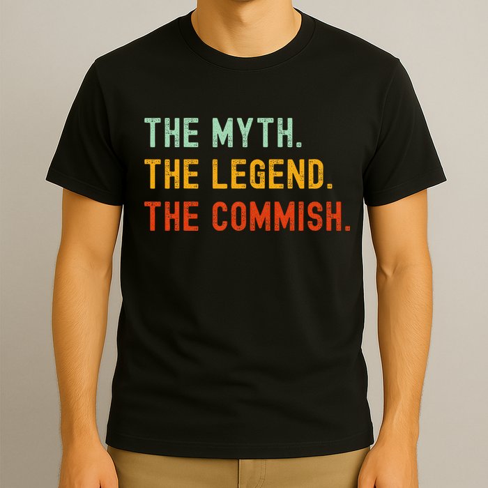 Funny Commish Fantasy Baseball Commissioner Sarcastic T-Shirt