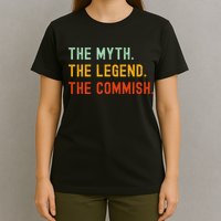 Funny Commish Fantasy Baseball Commissioner Sarcastic T-Shirt