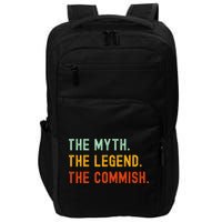 Funny Commish Fantasy Baseball Commissioner Sarcastic Impact Tech Backpack