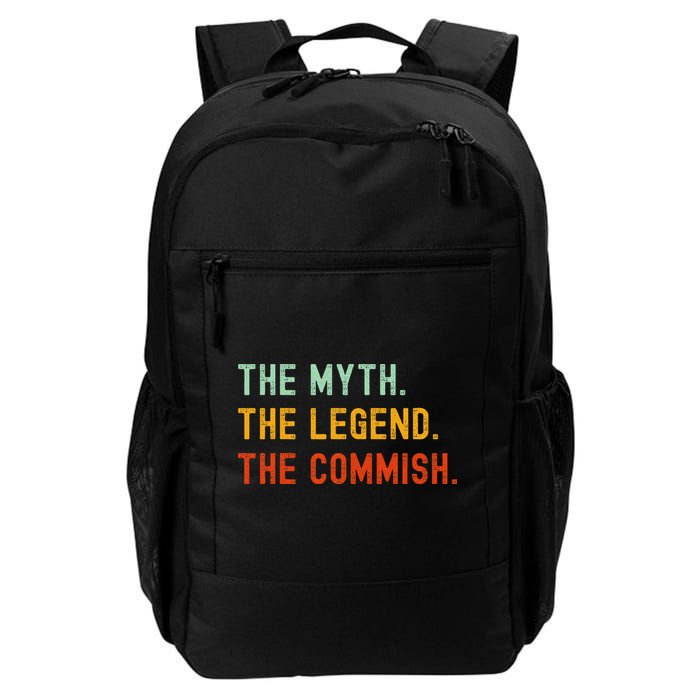 Funny Commish Fantasy Baseball Commissioner Sarcastic Backpack