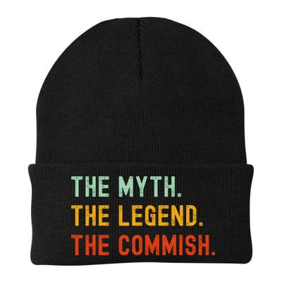 Funny Commish Fantasy Baseball Commissioner Sarcastic Beanie