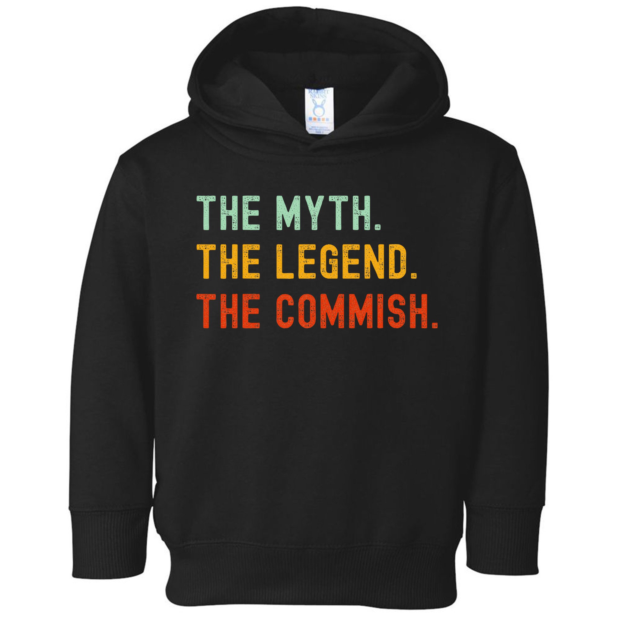 Funny Commish Fantasy Baseball Commissioner Sarcastic Toddler Hoodie