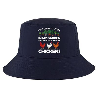 Funny Chicken For Men Women Gardening Chicken Lovers Garden Cool Comfort Performance Bucket Hat