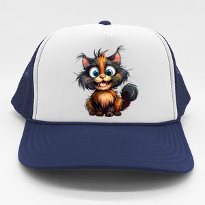 Funny Cat Trucker Hat