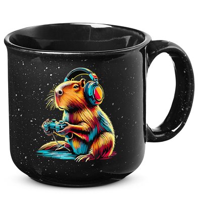 Funny Capybara 15oz Campfire Ceramic Mug