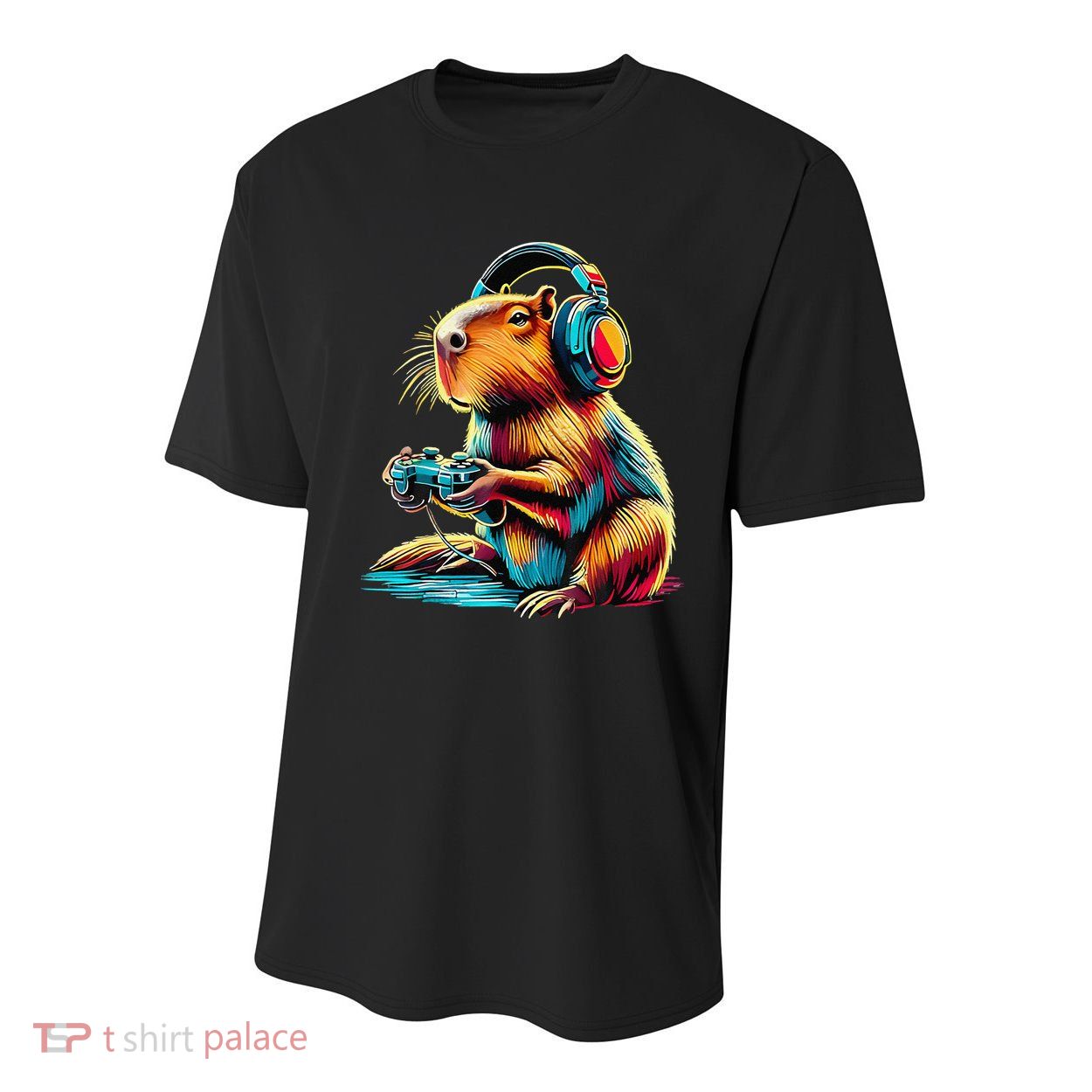 Funny Capybara Youth Performance Sprint T-Shirt