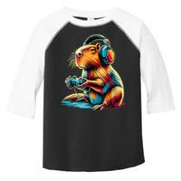 Funny Capybara Toddler Fine Jersey T-Shirt