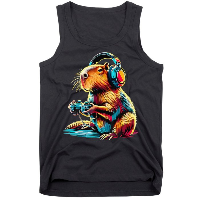 Funny Capybara Tank Top