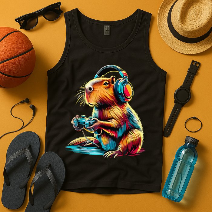 Funny Capybara Tank Top