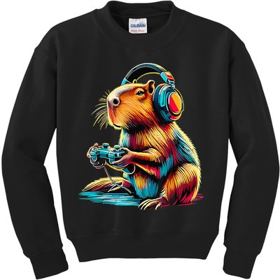 Funny Capybara Kids Sweatshirt