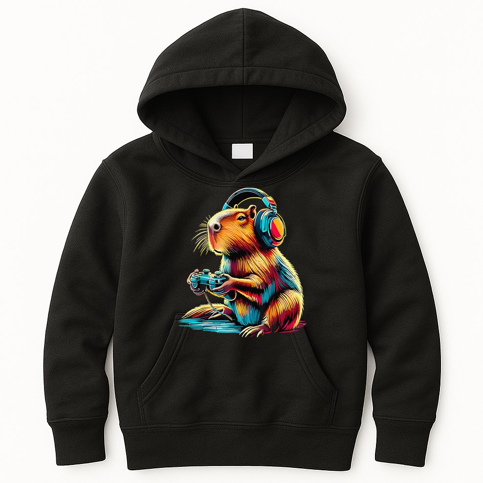 Funny Capybara Kids Hoodie