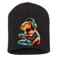 Funny Capybara Short Acrylic Beanie