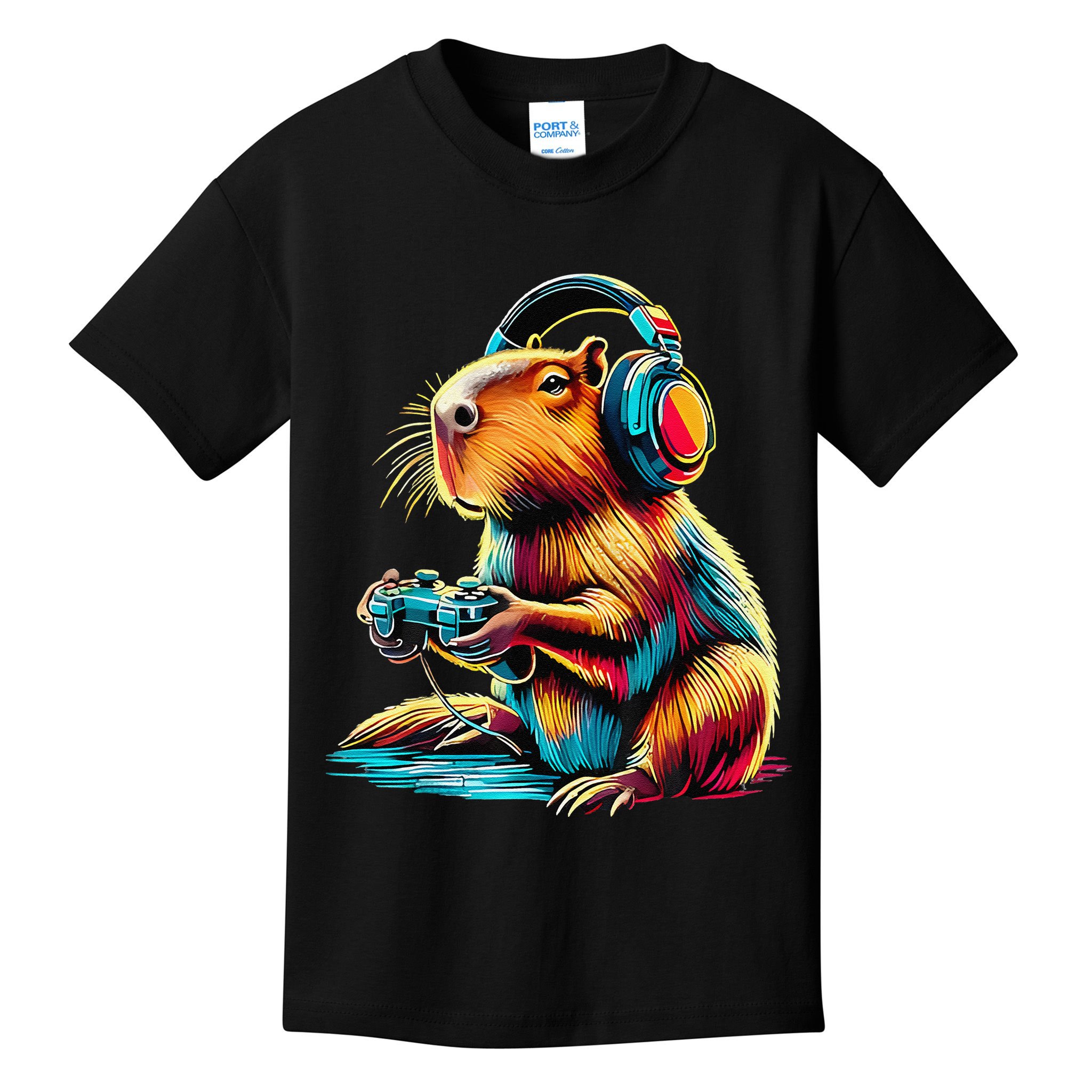 Funny Capybara Kids T-Shirt