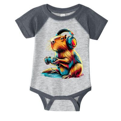 Funny Capybara Infant Baby Jersey Bodysuit