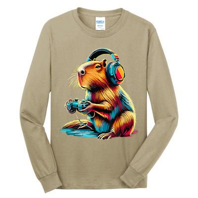 Funny Capybara Tall Long Sleeve T-Shirt