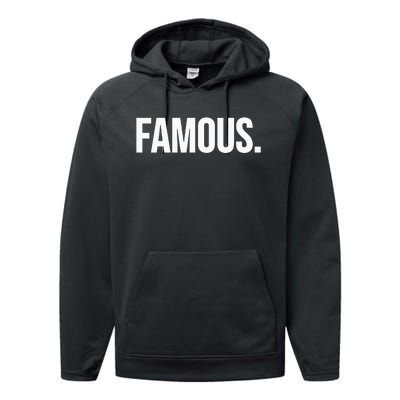 Famous Celebrity Performance Fleece Hoodie