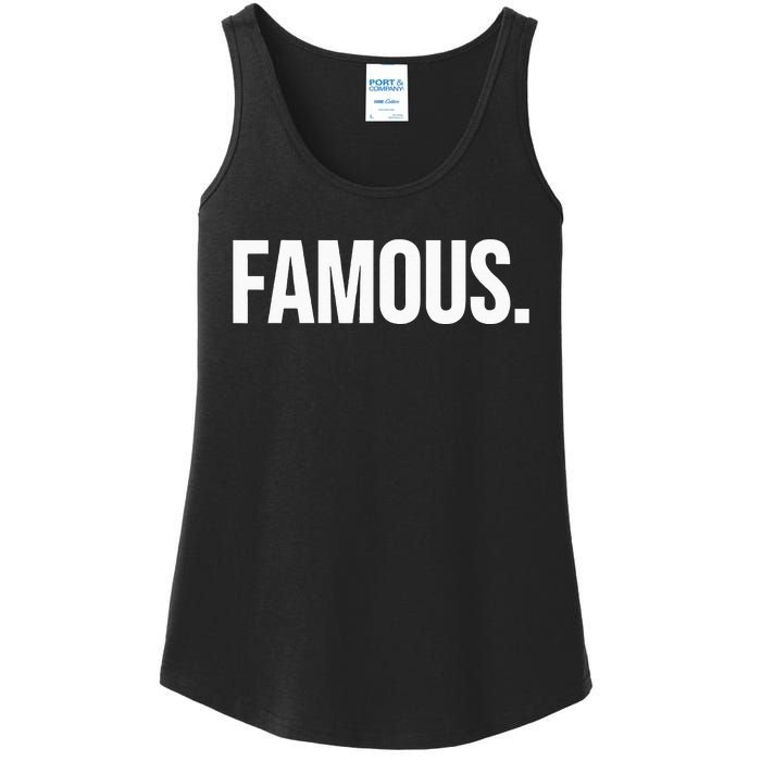 Famous Celebrity Ladies Essential Tank