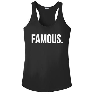 Famous Celebrity Ladies PosiCharge Competitor Racerback Tank