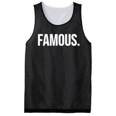 Famous Celebrity Mesh Reversible Basketball Jersey Tank