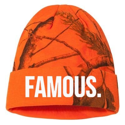 Famous Celebrity Kati Licensed 12" Camo Beanie