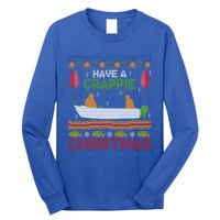 Funny Crappie Fishing Ugly Christmas Great Gift Long Sleeve Shirt