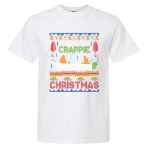 Funny Crappie Fishing Ugly Christmas Great Gift Garment-Dyed Heavyweight T-Shirt