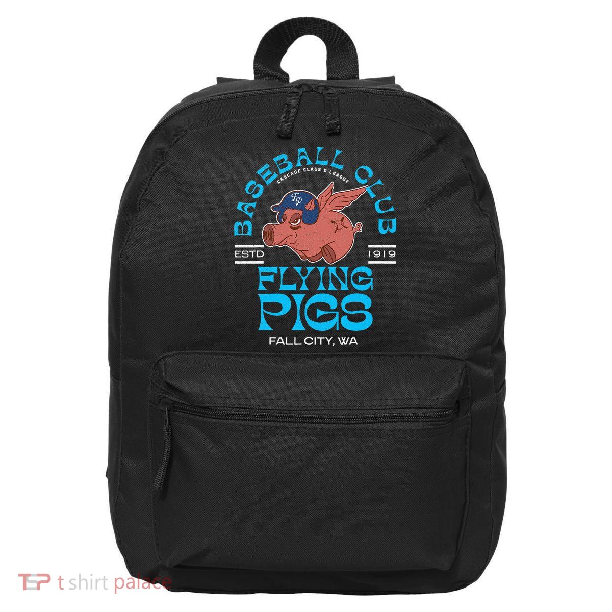 Fall City Flying Pigs Retro Minor League Baseball Team 16 in Basic Backpack